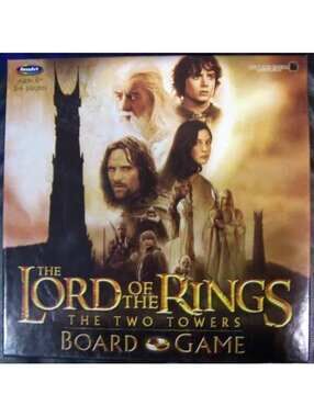 The Lord of the Rings: The Two Towers / RoseArt / Movie Board Game Unpunched